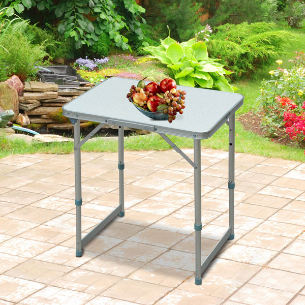 Arlmont & Co. Jaqueline Wood Fliptop Outdoor Camping Table & Reviews